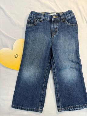 The children’s  place - LIKE NEW Street cut denim jeans size 2T